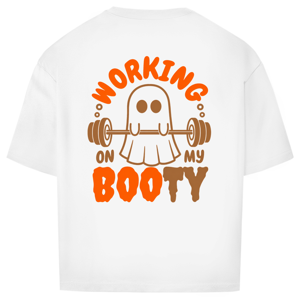 WORKING BOOTY OVERSIZE SHIRT (BACKPRINT)