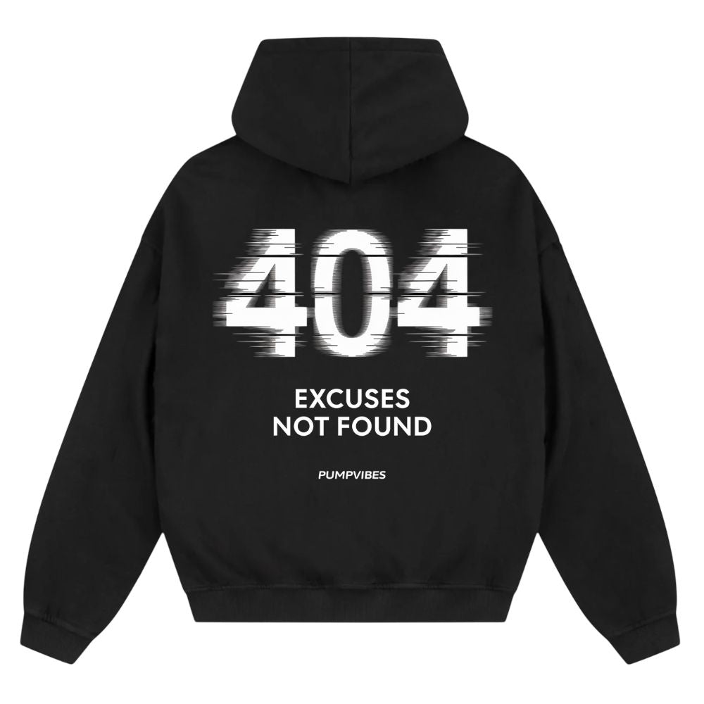 404 OVERSIZE ZIPPER HOODIE