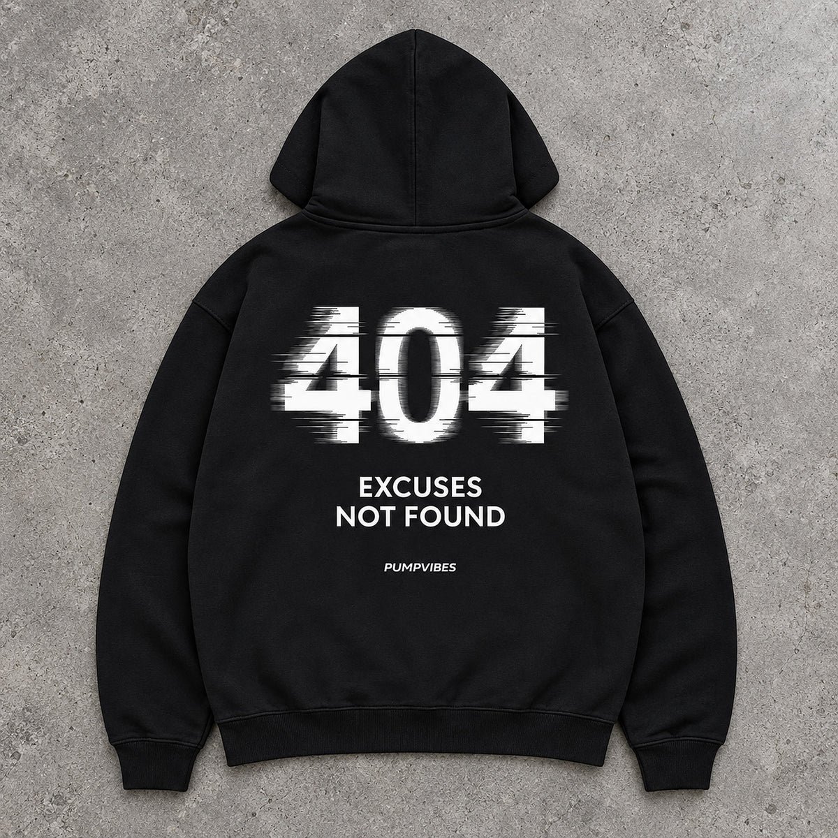404 Premium Hoodie Schwarz