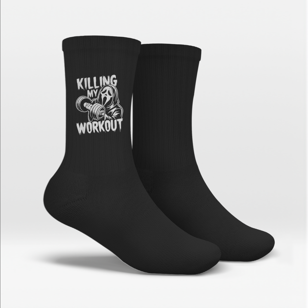 KILLING MY WORKOUT CREW SOCKEN