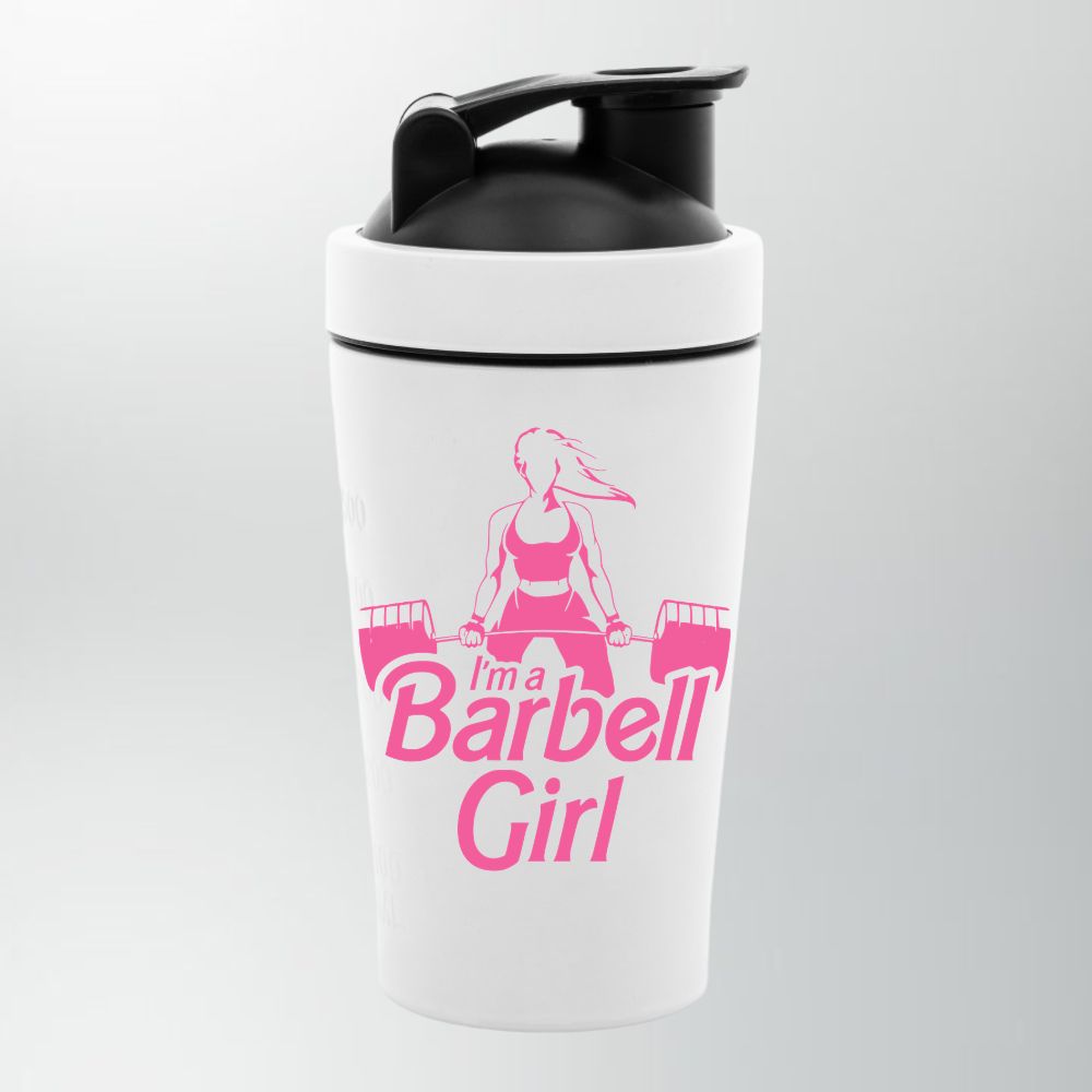 Barbell Girl Edelstahl Shaker