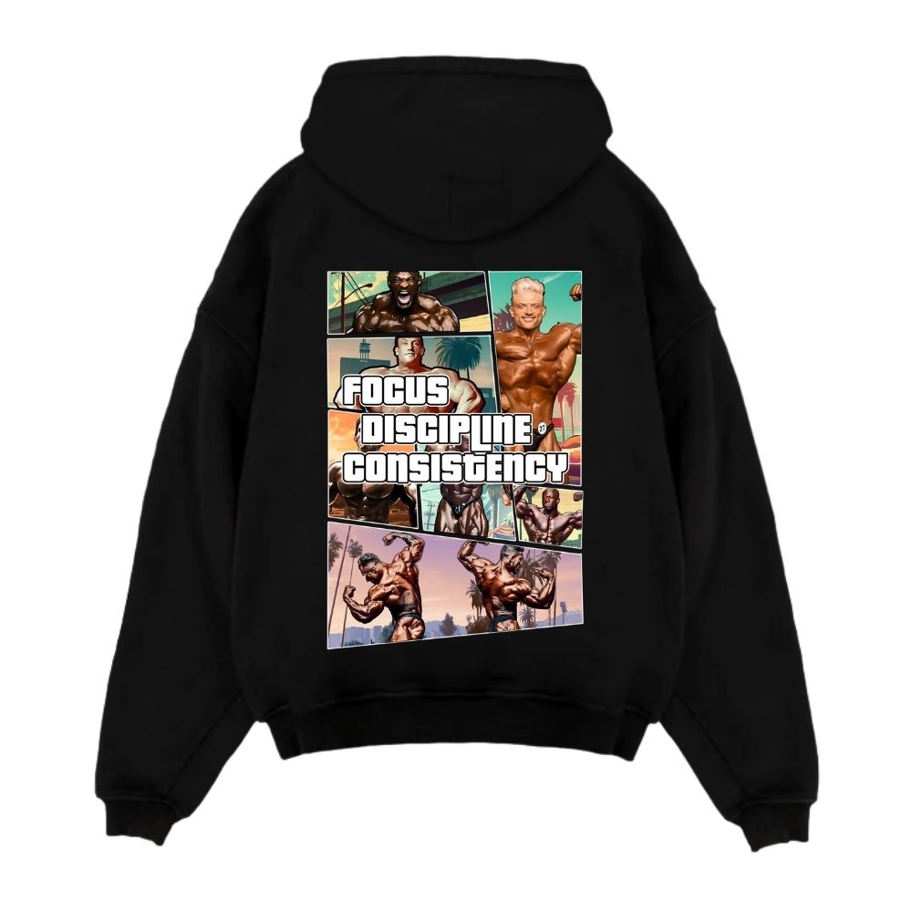 Focus Discipline Consistency Oversize Hoodie