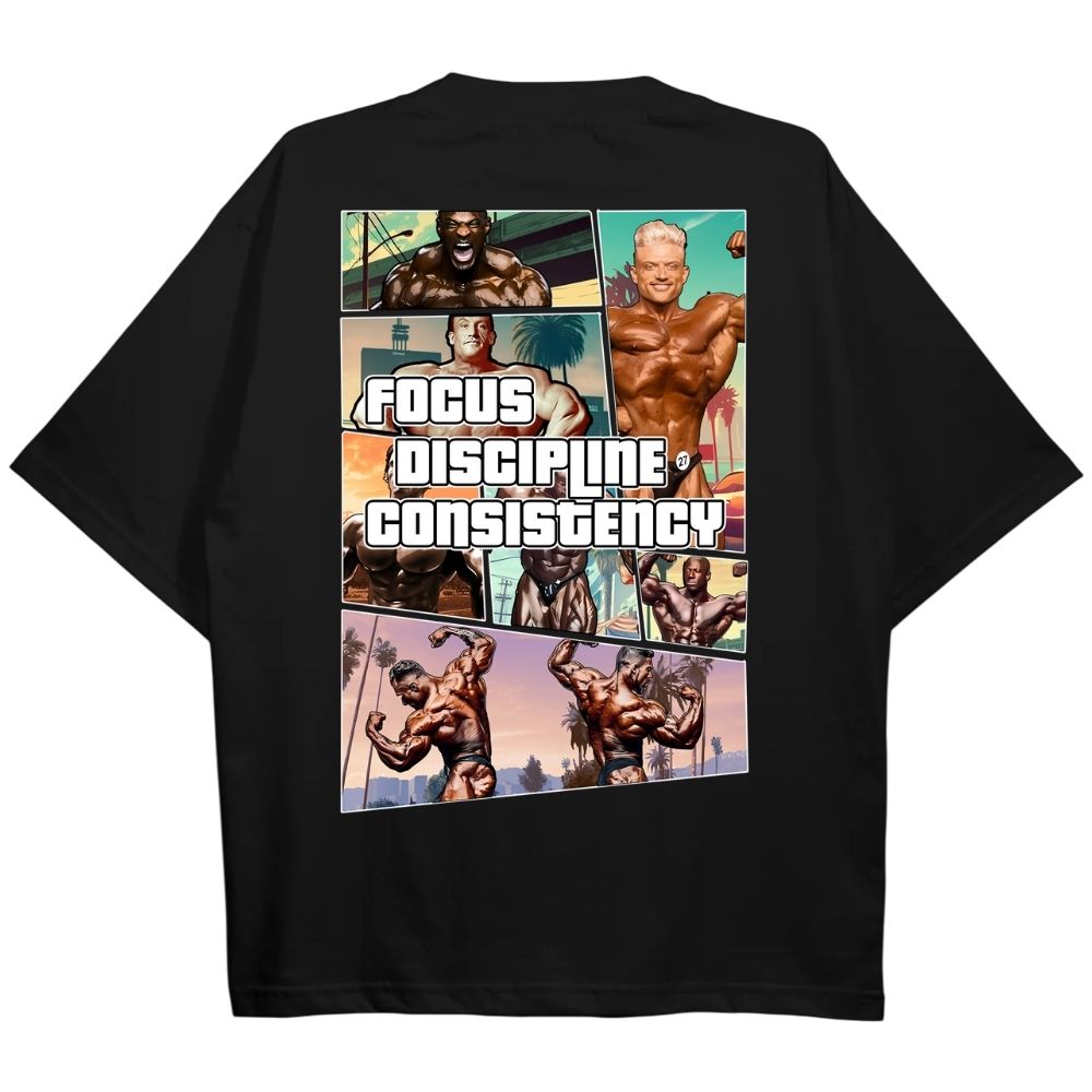 Focus Discipline Consistency Oversize Shirt