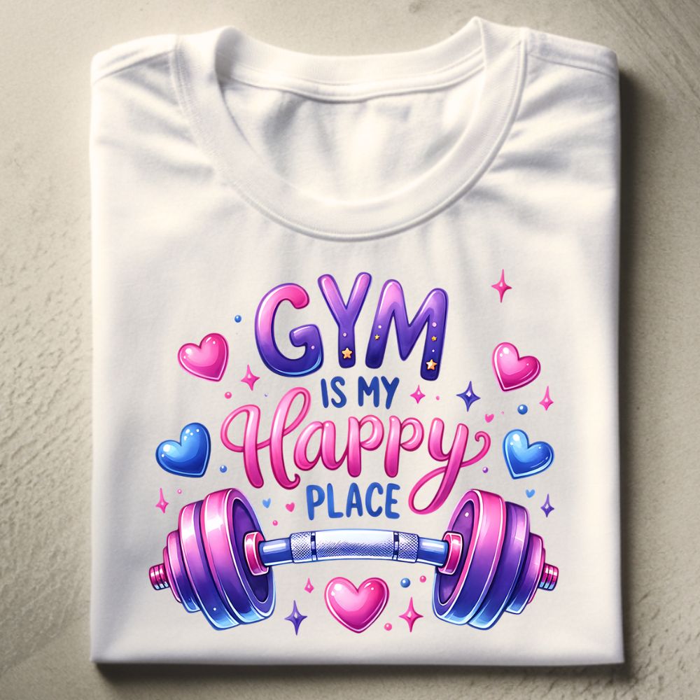 Gym Is My Happy Place Shirt