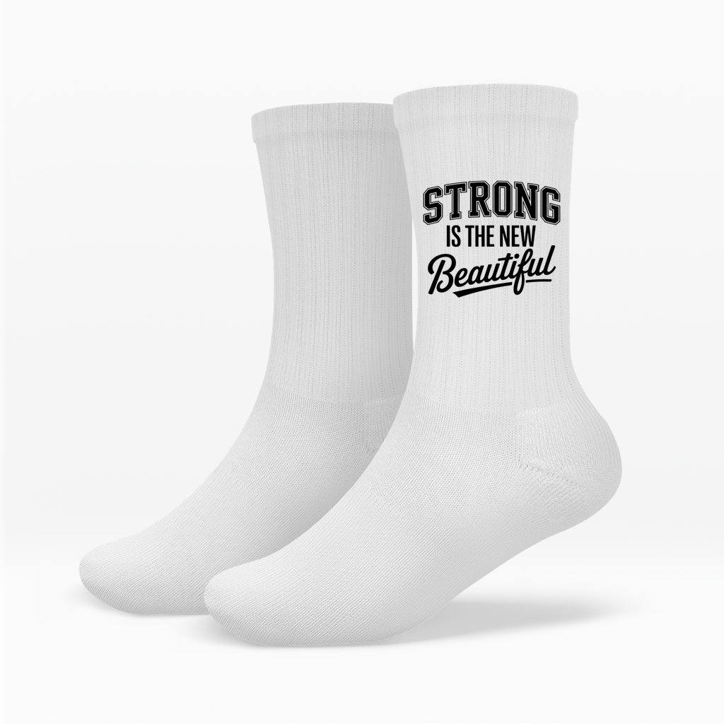 Strong Is The New Beautiful Socken