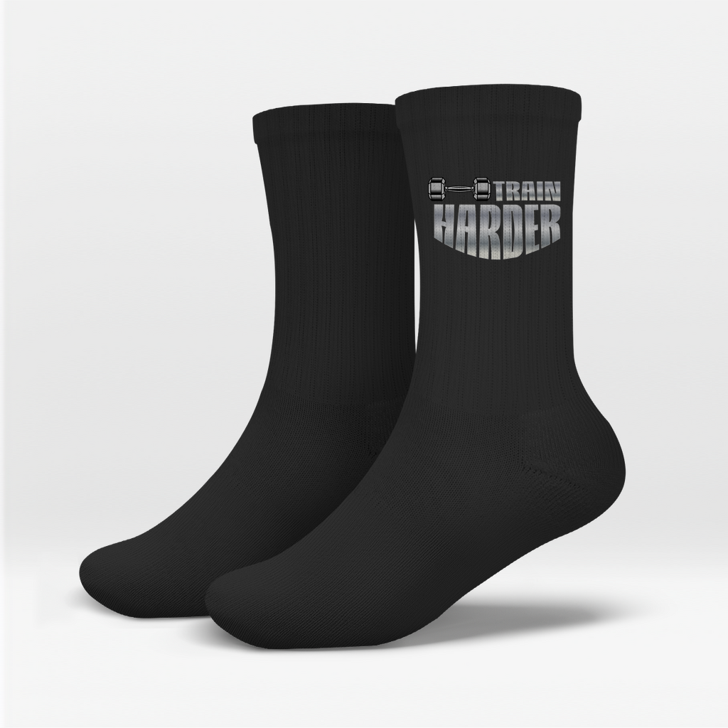 Train Harder Crew Socken