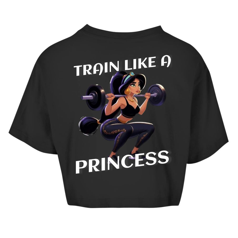 Train Like A Princess Oversize Crop Top