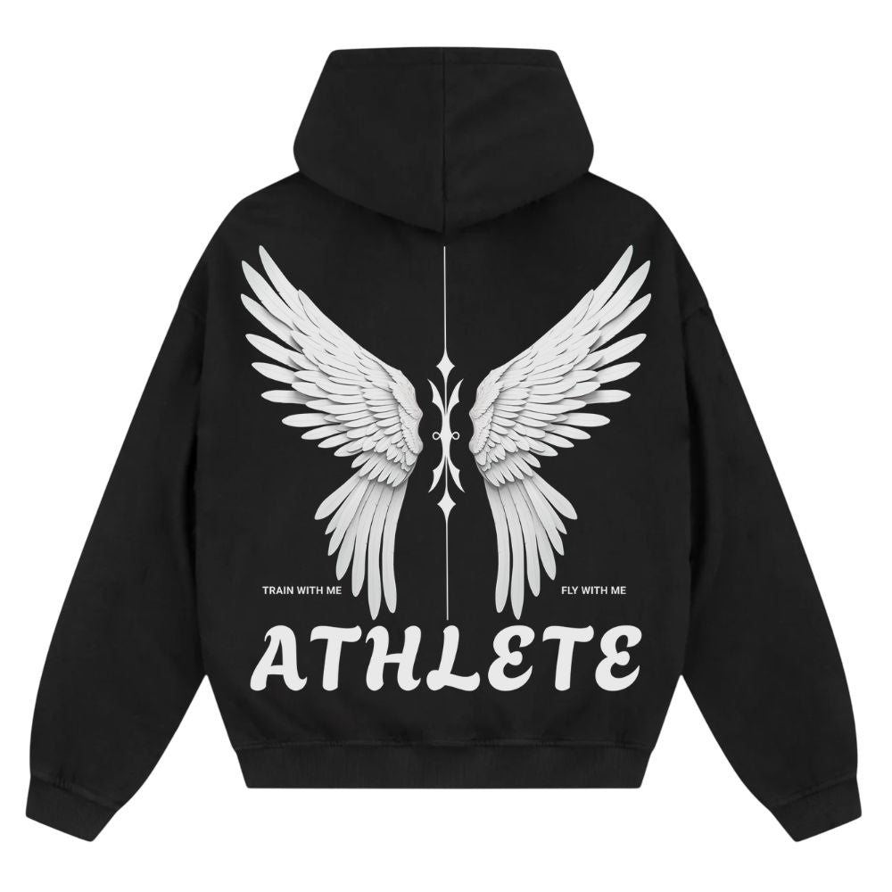 Athlete Oversize Zipper Hoodie