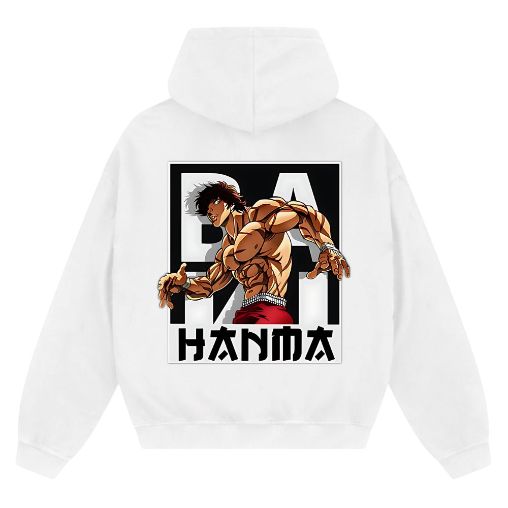Baki Oversize Zipper Hoodie
