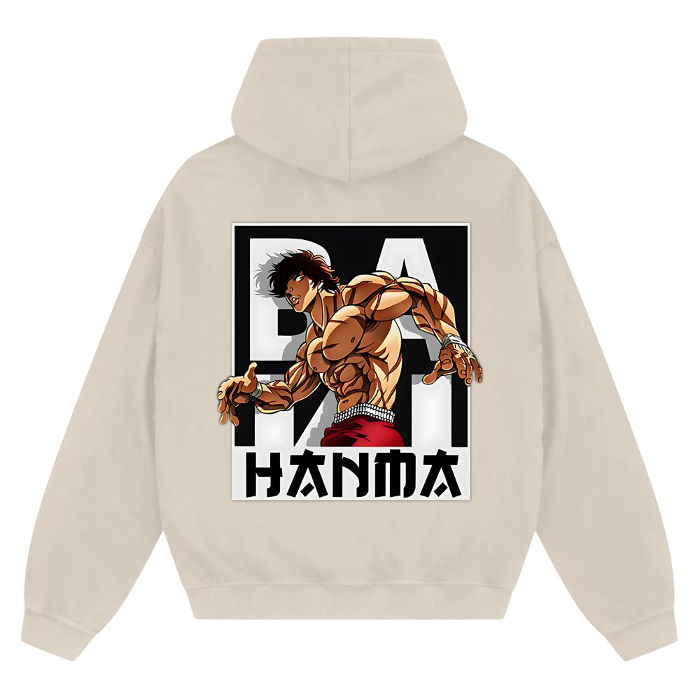 Baki Oversize Zipper Hoodie