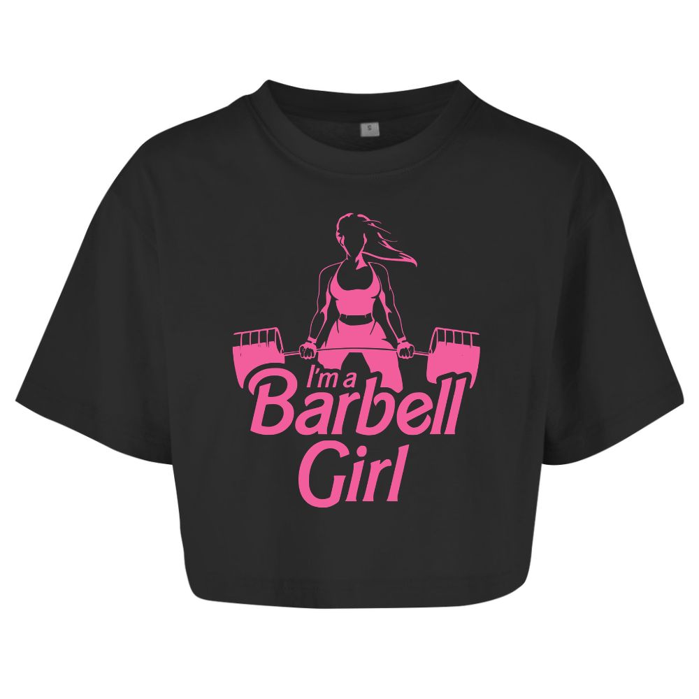 Barbell Girl Oversize Crop Top