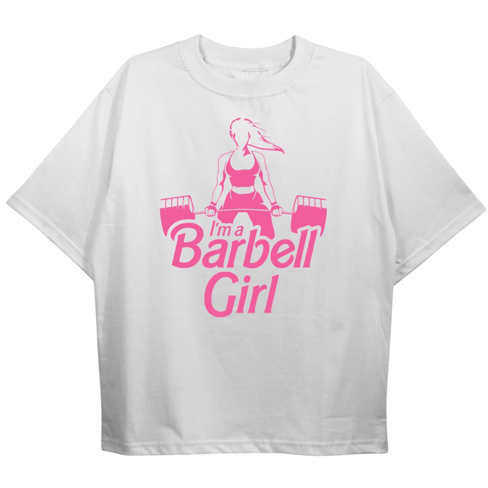 Barbell Girl Oversize Shirt