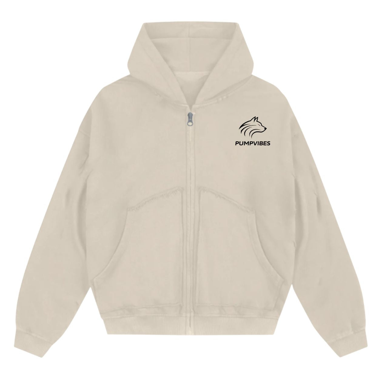 Basic Oversize Zipper Hoodie