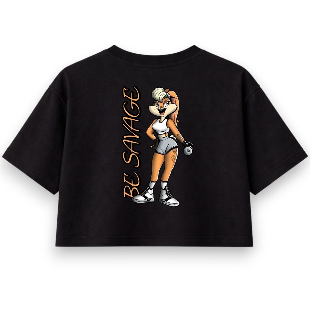 Be Savage Oversize Crop Top