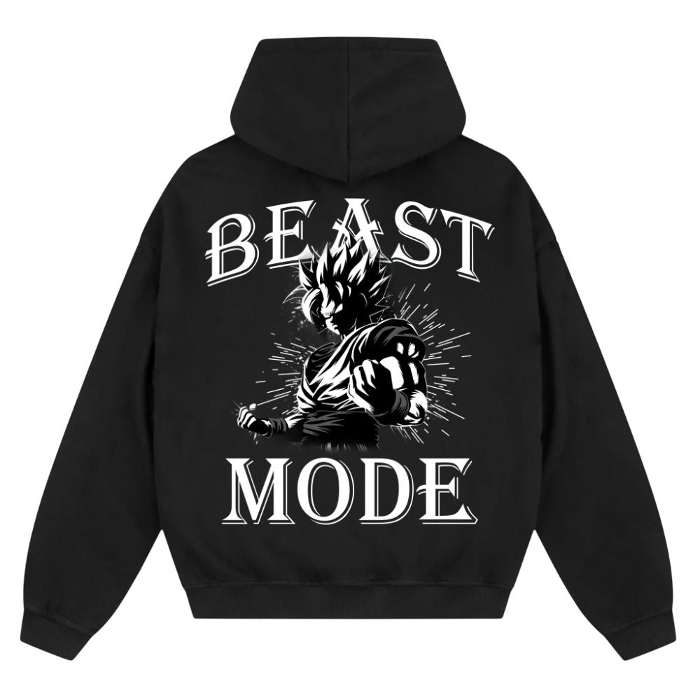 Beast Mode Oversize Zipper Hoodie