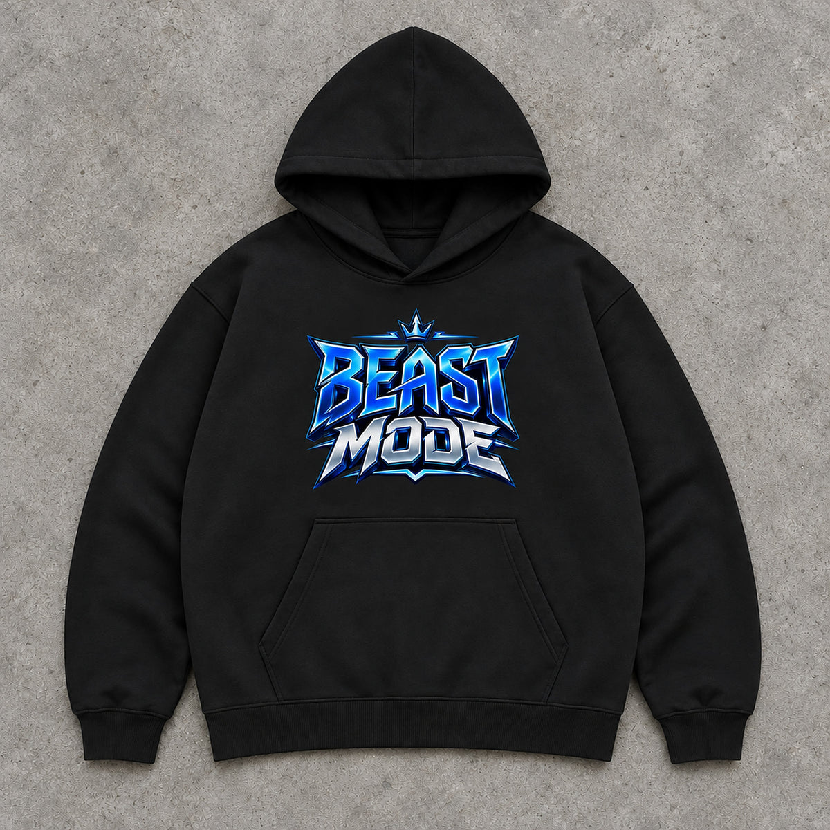 Beast Mode Premium Hoodie Schwarz