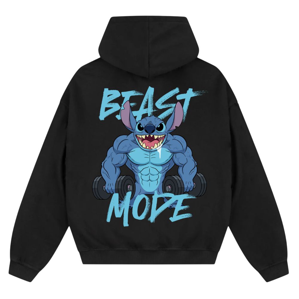 Beast Mode Oversize Zipper Hoodie