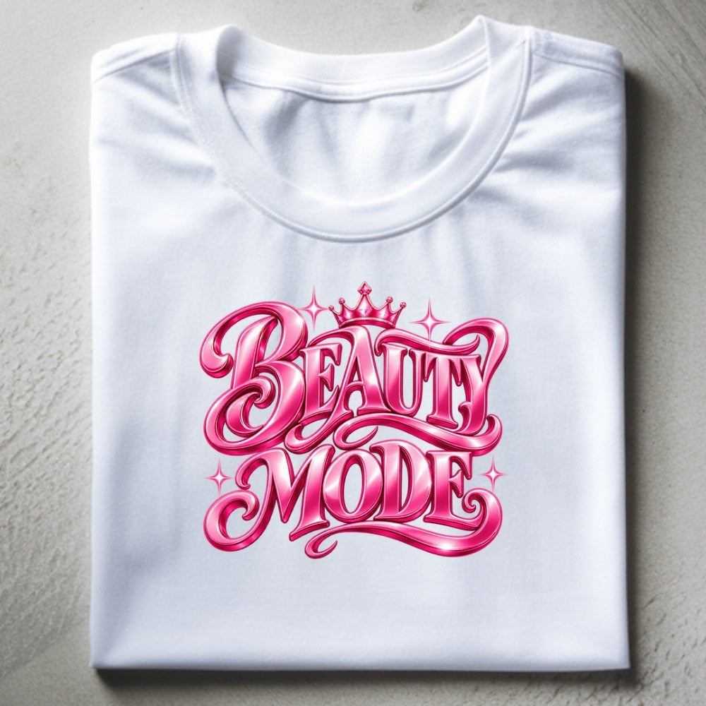 BEAUTY MODE Premium Shirt Weiß