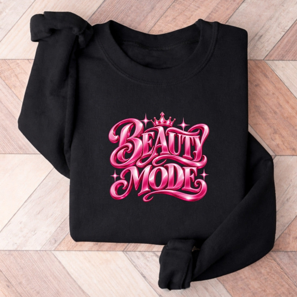 BEAUTY MODE Sweatshirt Schwarz