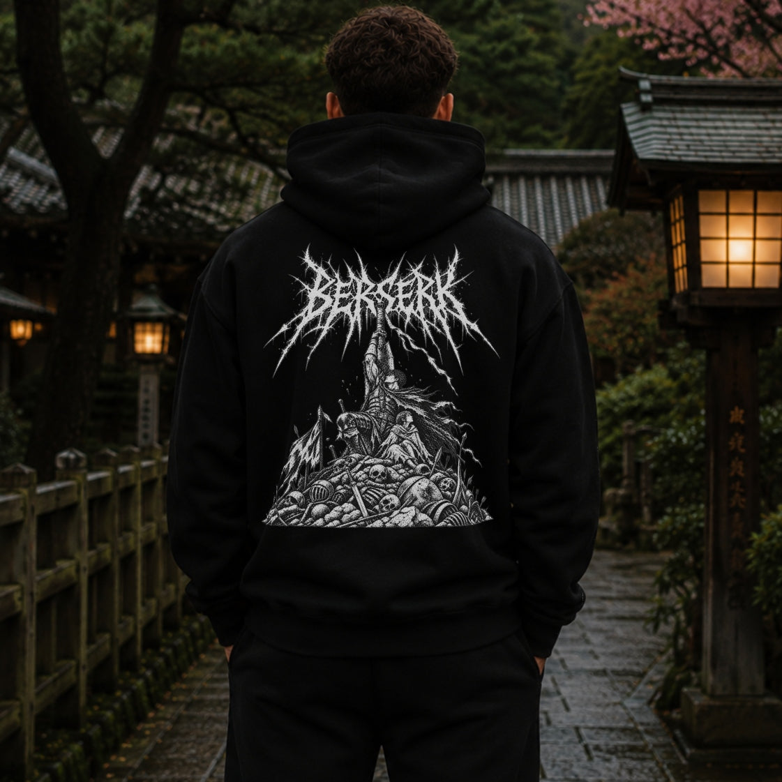 Last Stand Oversize Hoodie Schwarz