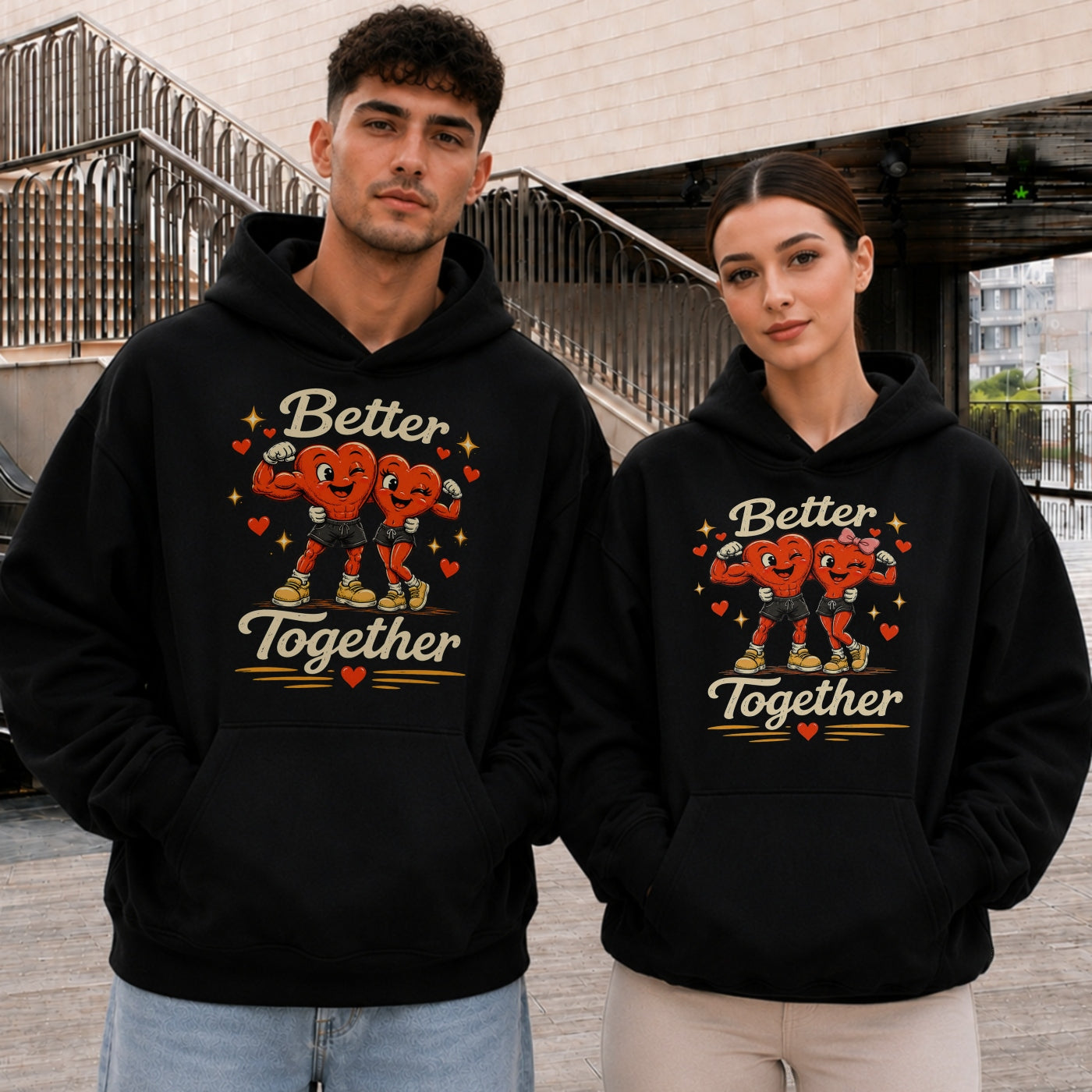 Better Together Couple Hoodie