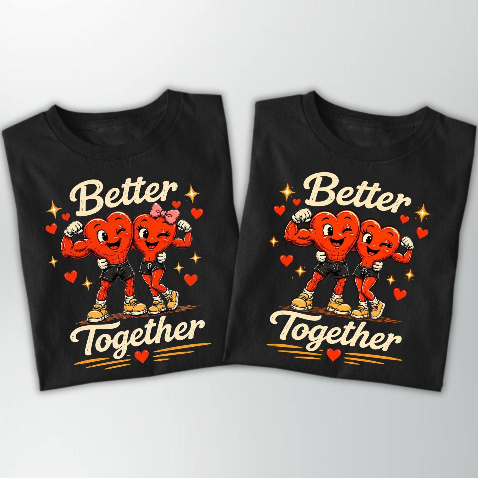 Better Together Couple Oversize Shirt