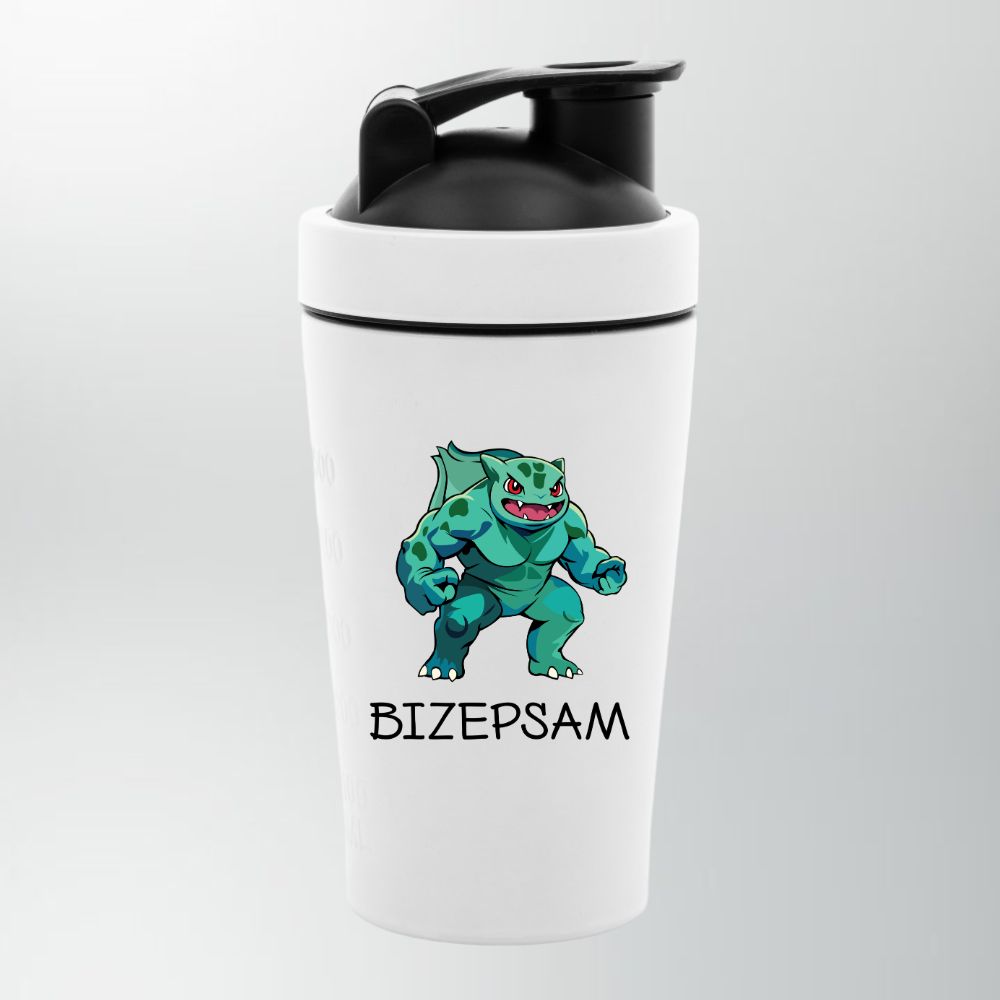 Bizepsam Edelstahlshaker