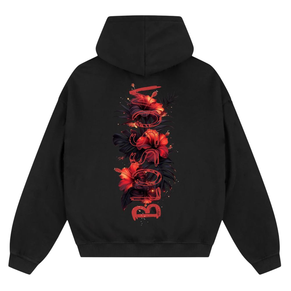 Blossom Oversize Zipper Hoodie