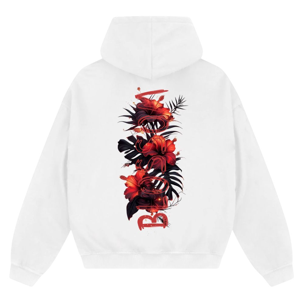 Blossom Oversize Zipper Hoodie