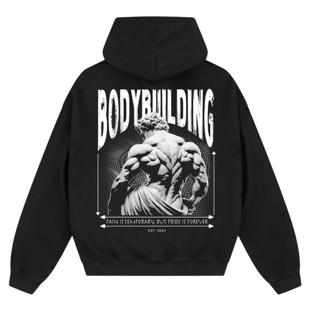 Bodybuilding Oversize Zipper Hoodie