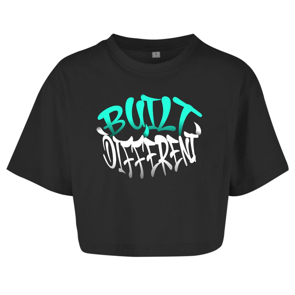 Built Different Oversize Crop Top