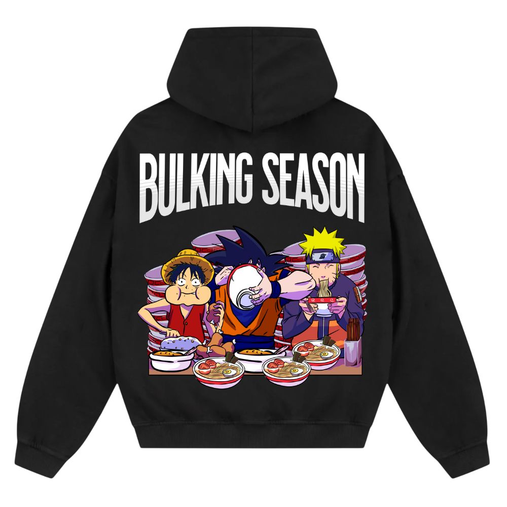 Bulking Season Oversize Zipper Hoodie
