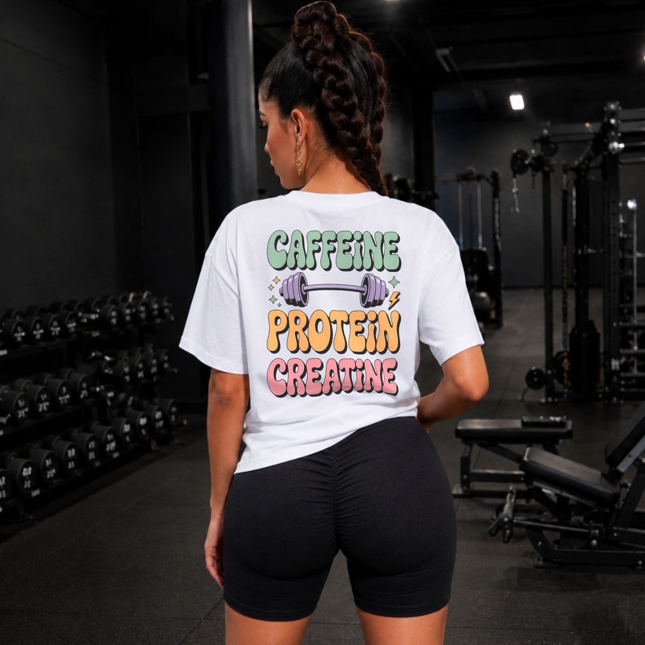 Caffeine Protein Creatine Oversize Shirt