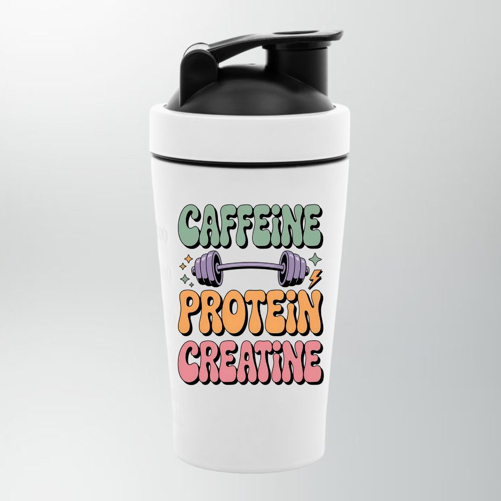 Caffeine Protein Creatine Shaker