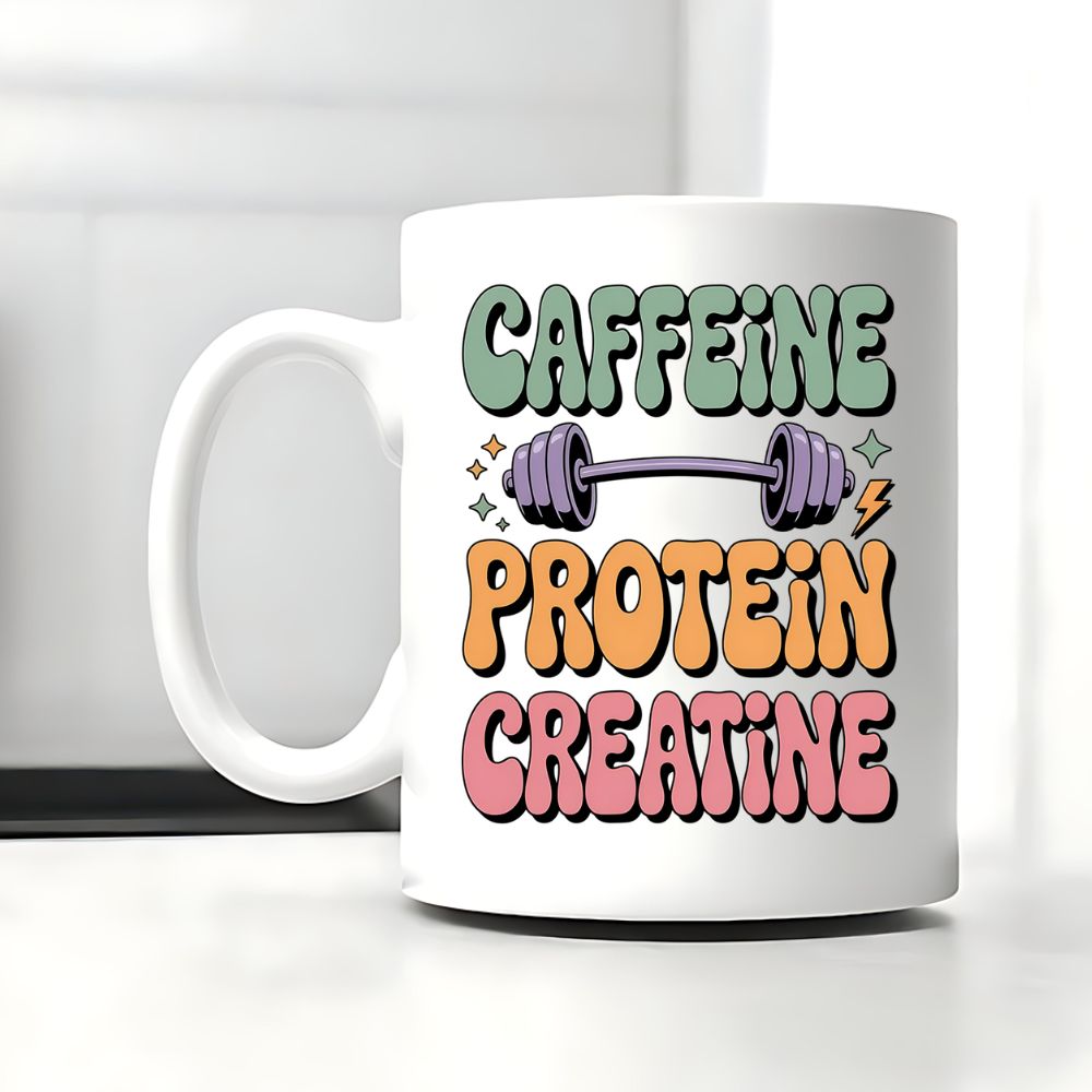 Caffeine Protein Creatine Tasse