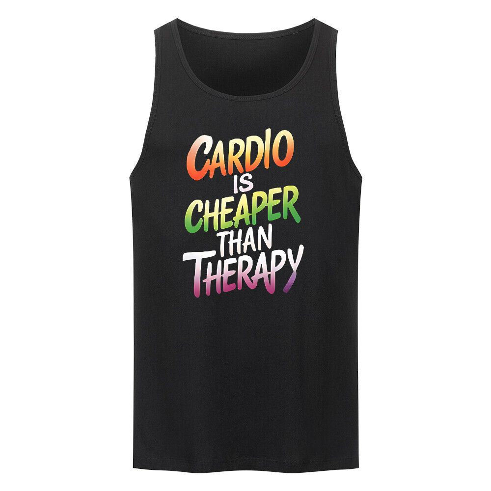 Cardio Is Cheaper Than Therapy Tank Top