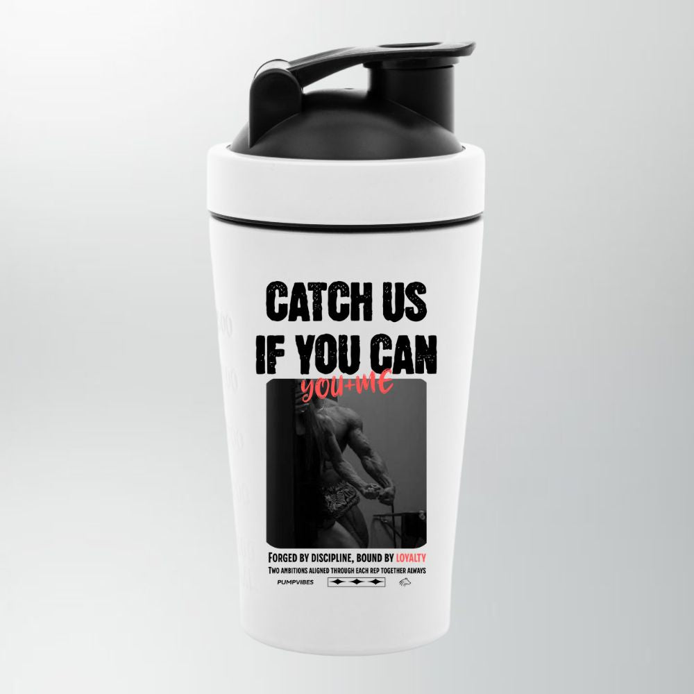 Catch Us If You Can Edelstahl Shaker