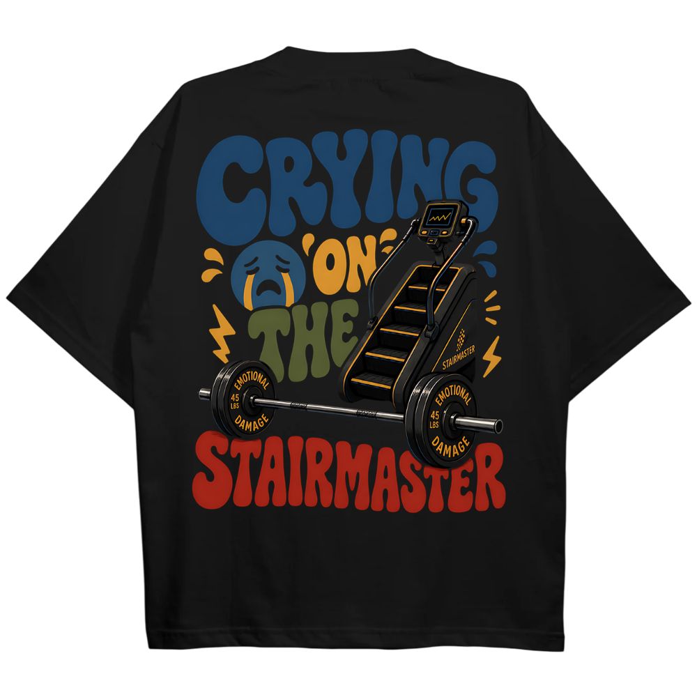 Crying On The Stairmaster Oversize Shirt
