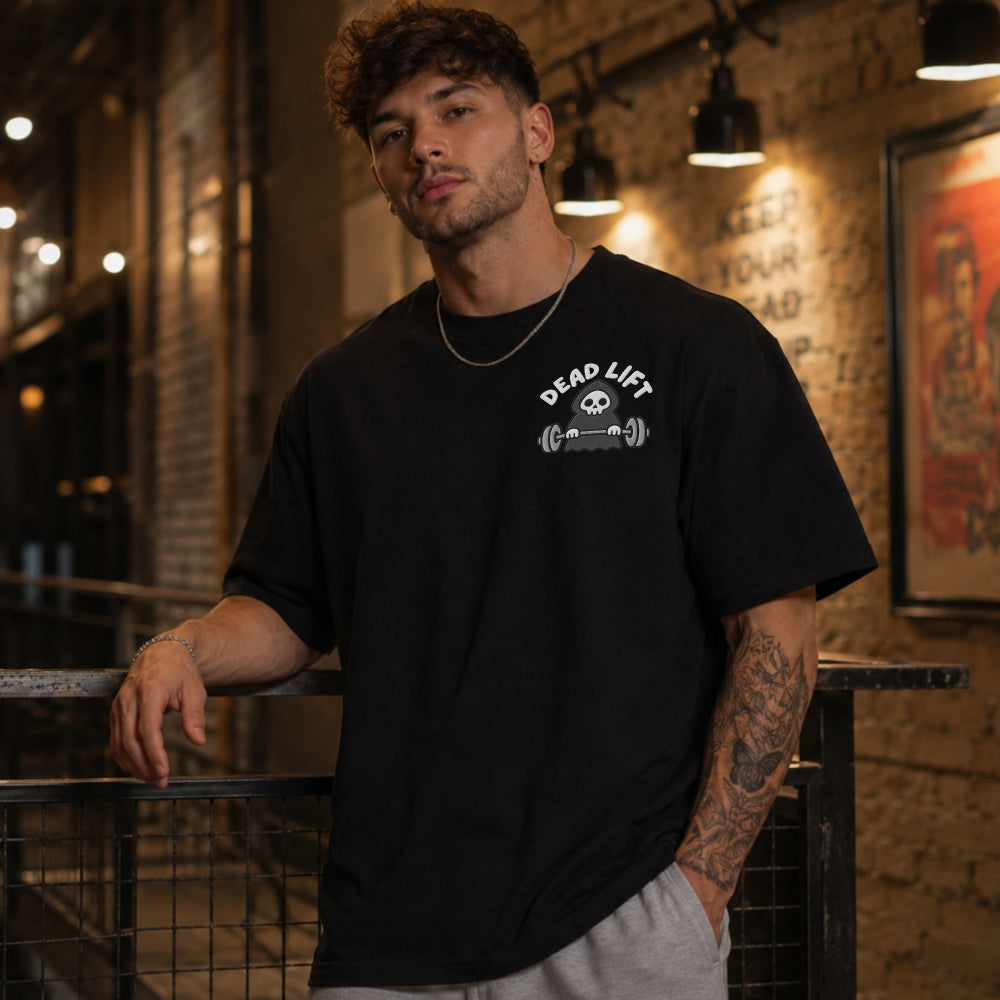 Dead Lift Oversize Shirt Schwarz
