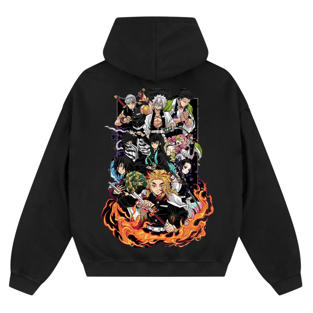 Demon Slayer Oversize Zipper Hoodie