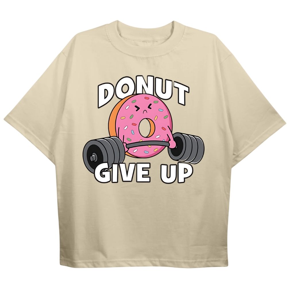 Donut Give Up Oversize Shirt
