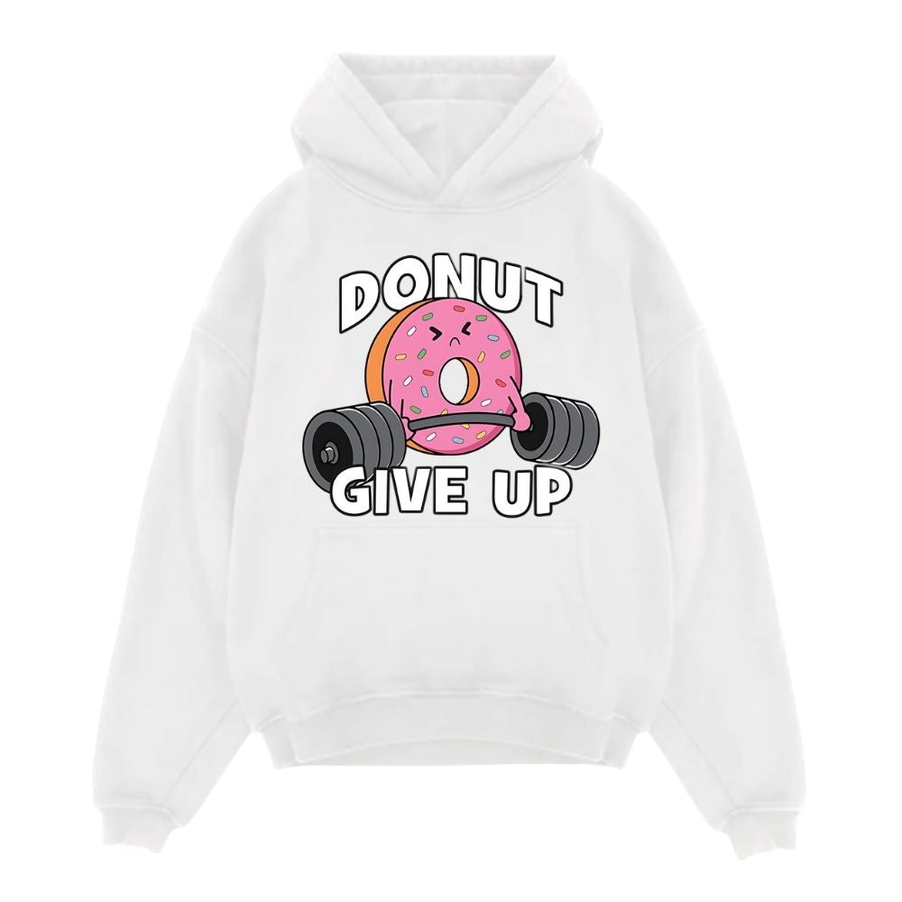 Donut Give Up Oversize Hoodie