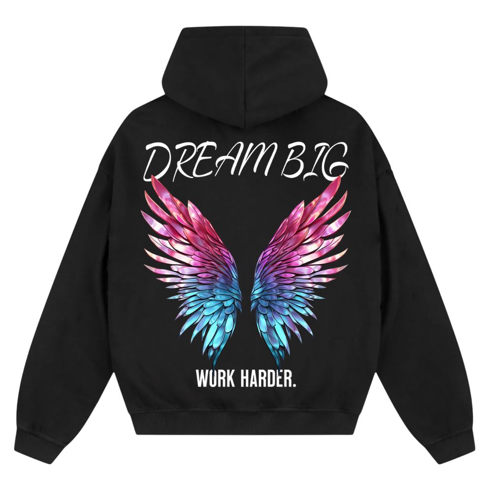 Dream Big Oversize Zipper Hoodie