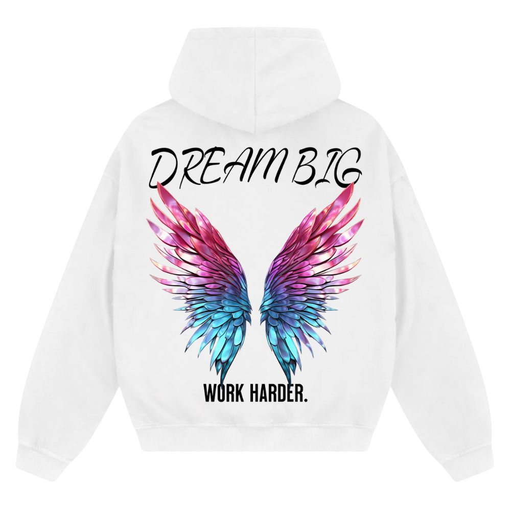 Dream Big Oversize Zipper Hoodie