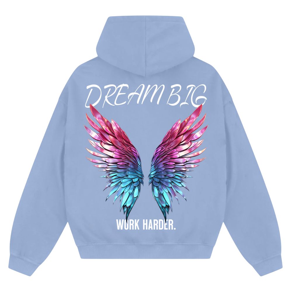 Dream Big Oversize Zipper Hoodie