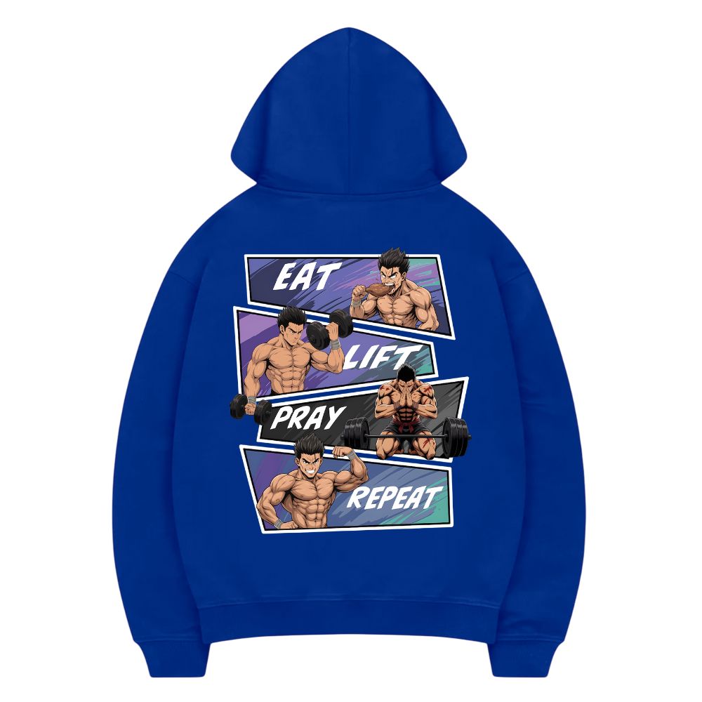 Eat Lift Pray Repeat Hoodie