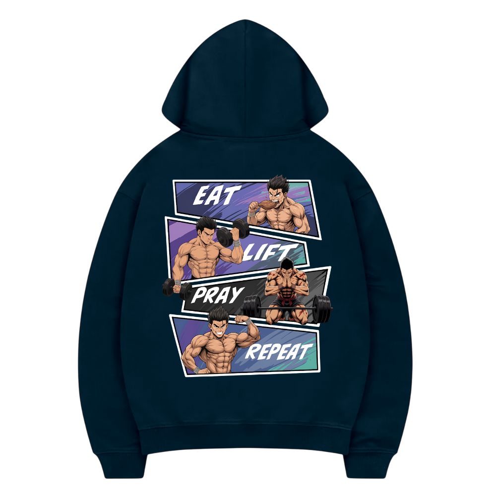 Eat Lift Pray Repeat Hoodie