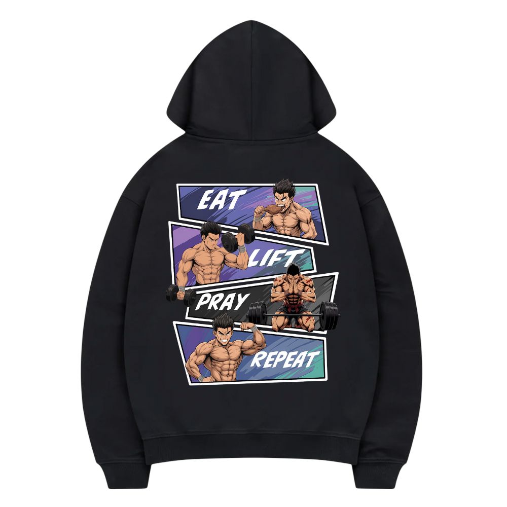 Eat Lift Pray Repeat Hoodie