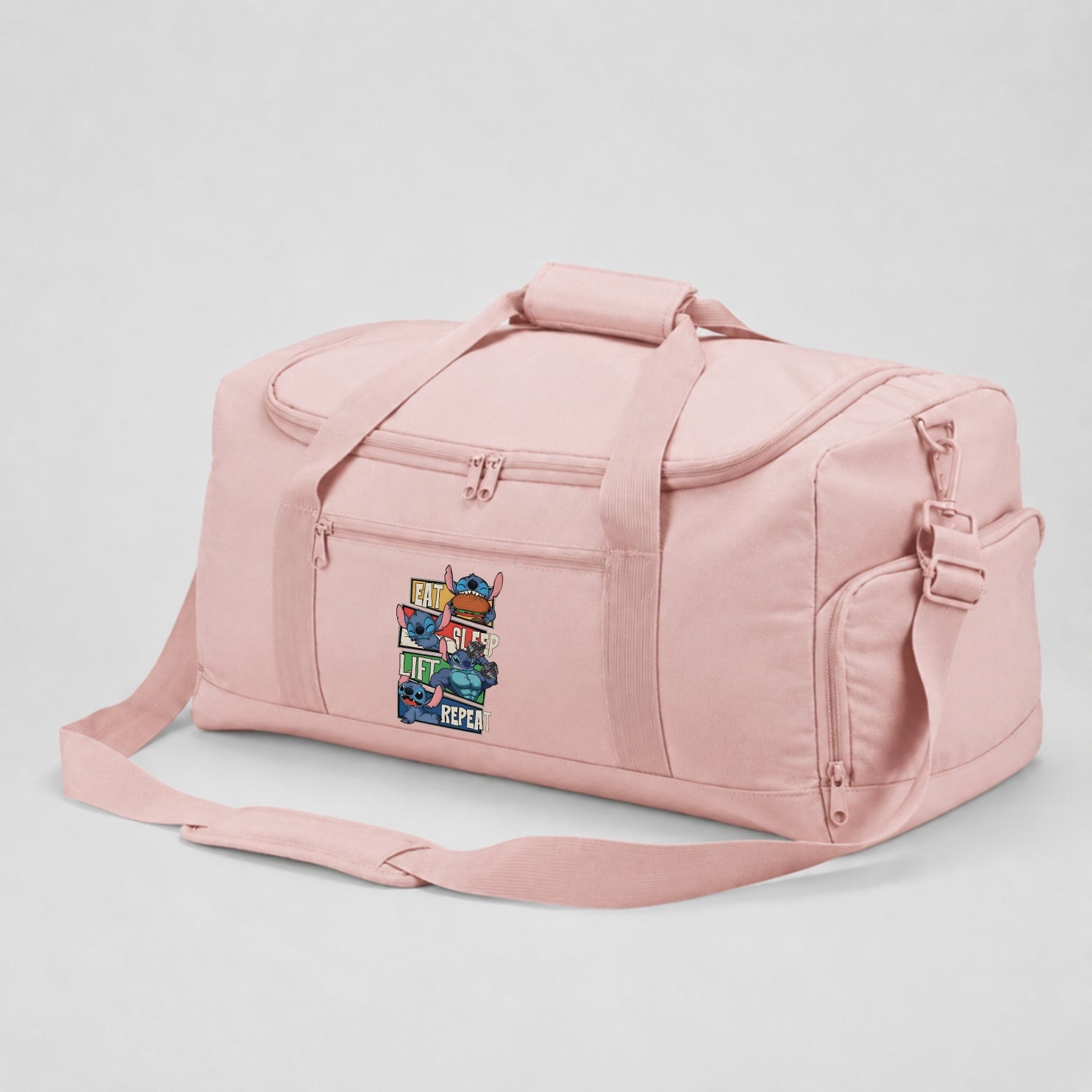 Eat Sleep Lift Repeat Stitch Backpack