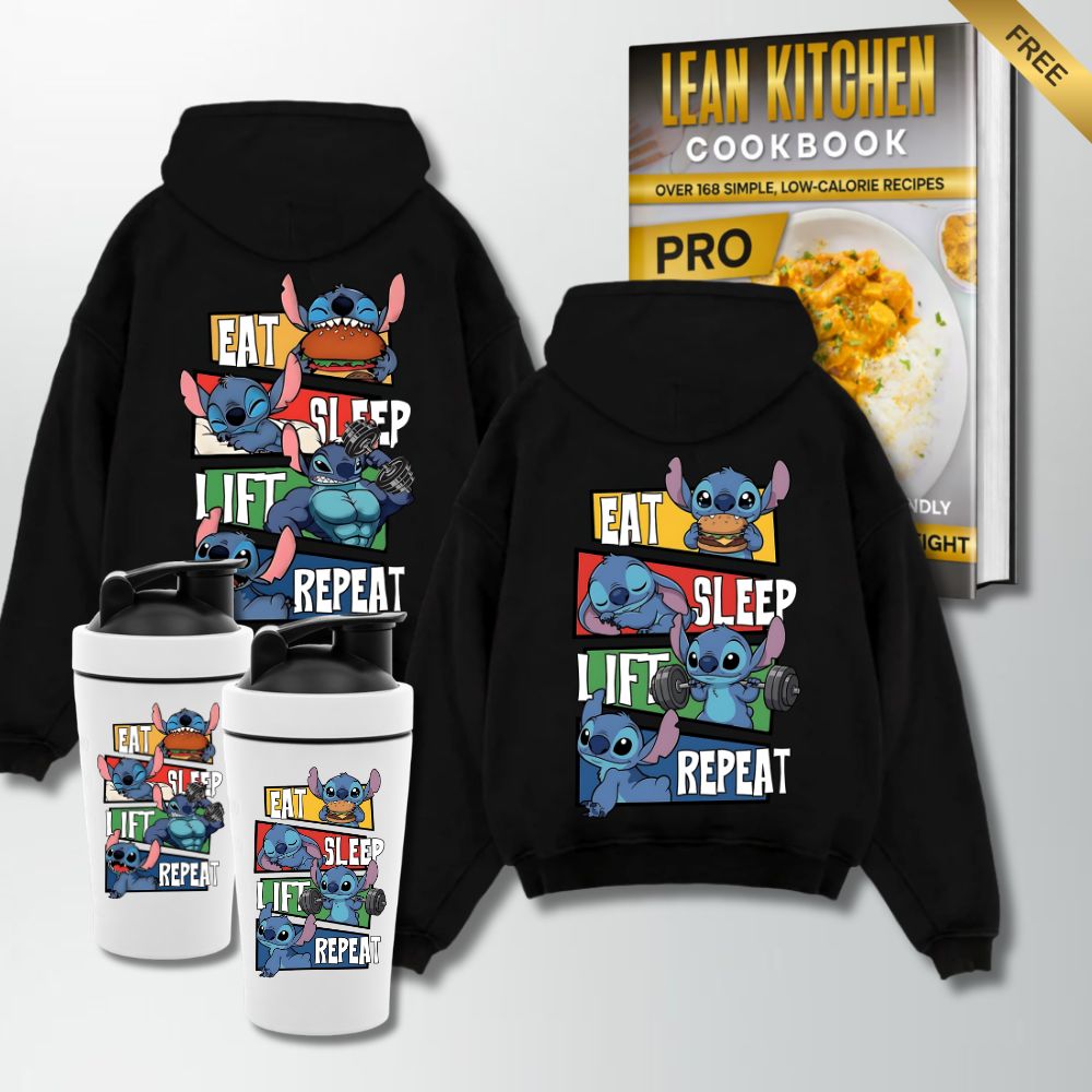 Eat Sleep Lift Repeat Elite Gym Set